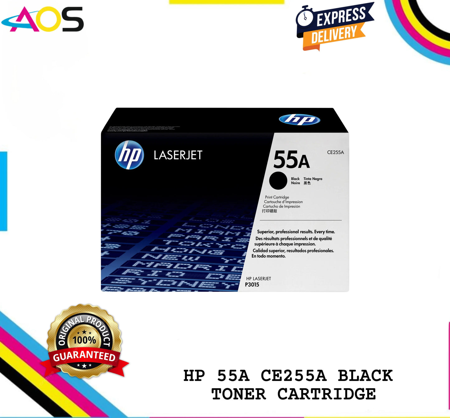 hp 55A black toner cartridge