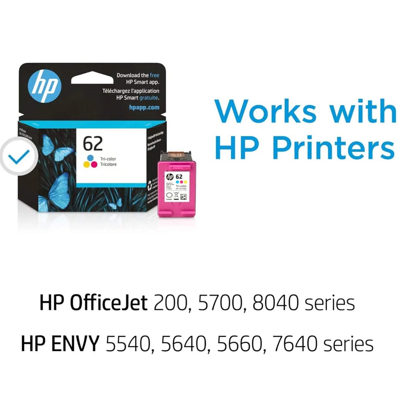 Hp 62 tri-color