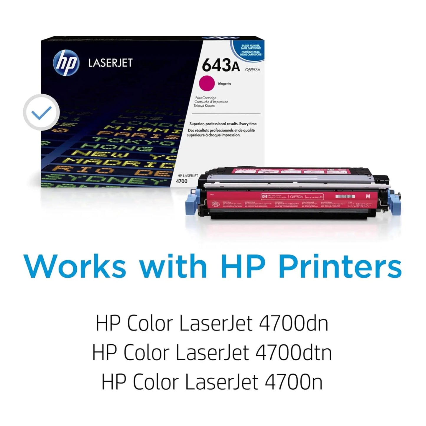 Hp 643a magenta toner