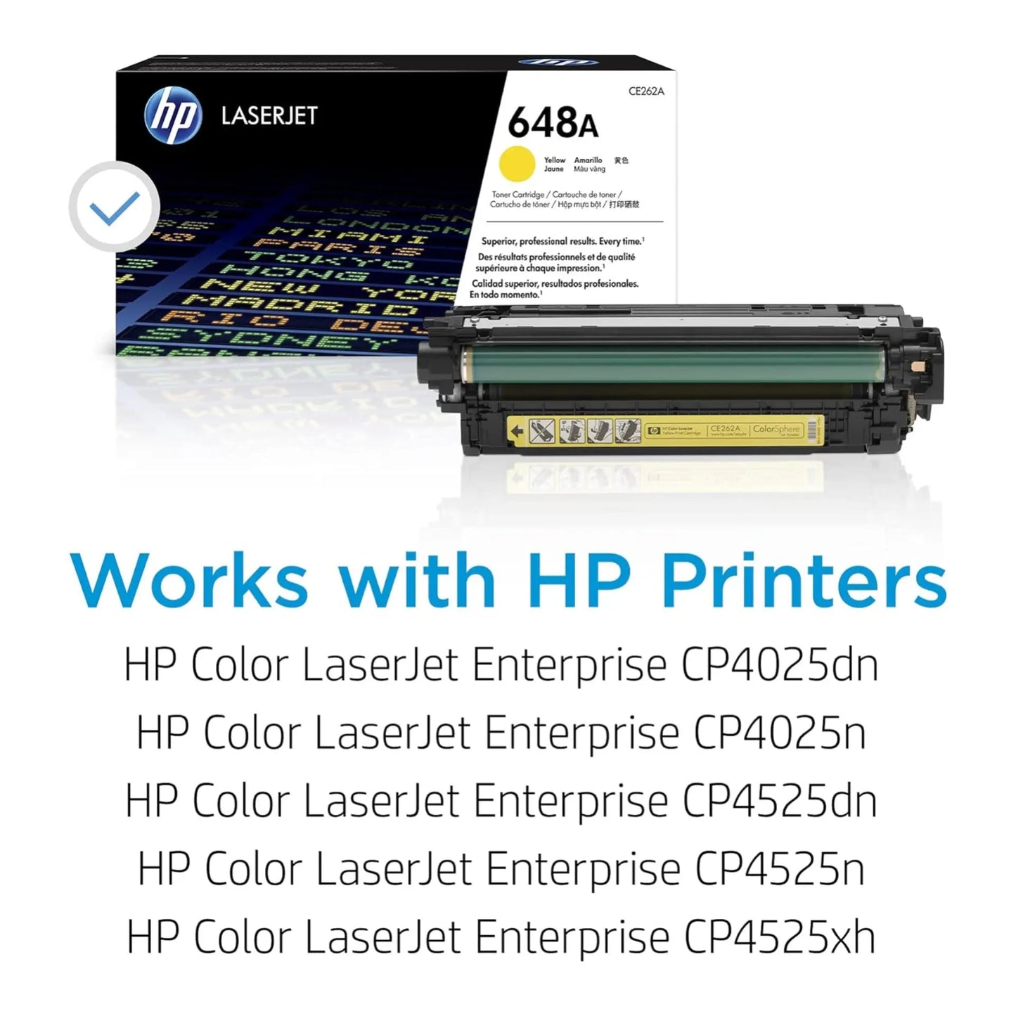 hp 648a yellow toner cartridge