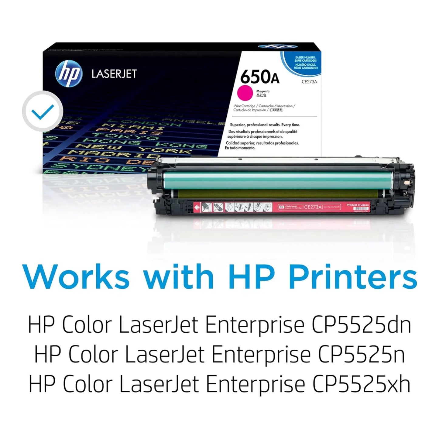 Hp 650a Magenta toner