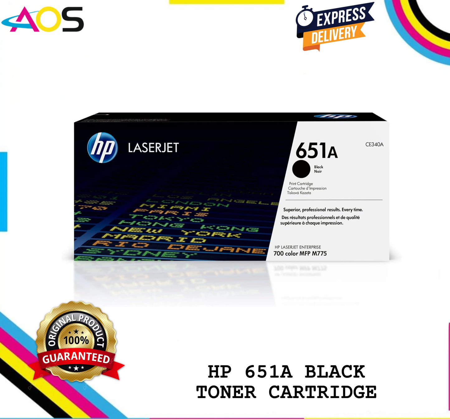 hp 651a black toner cartridge