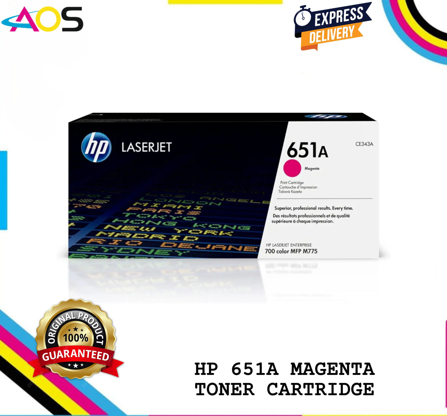 hp 651a magenta toner cartridge