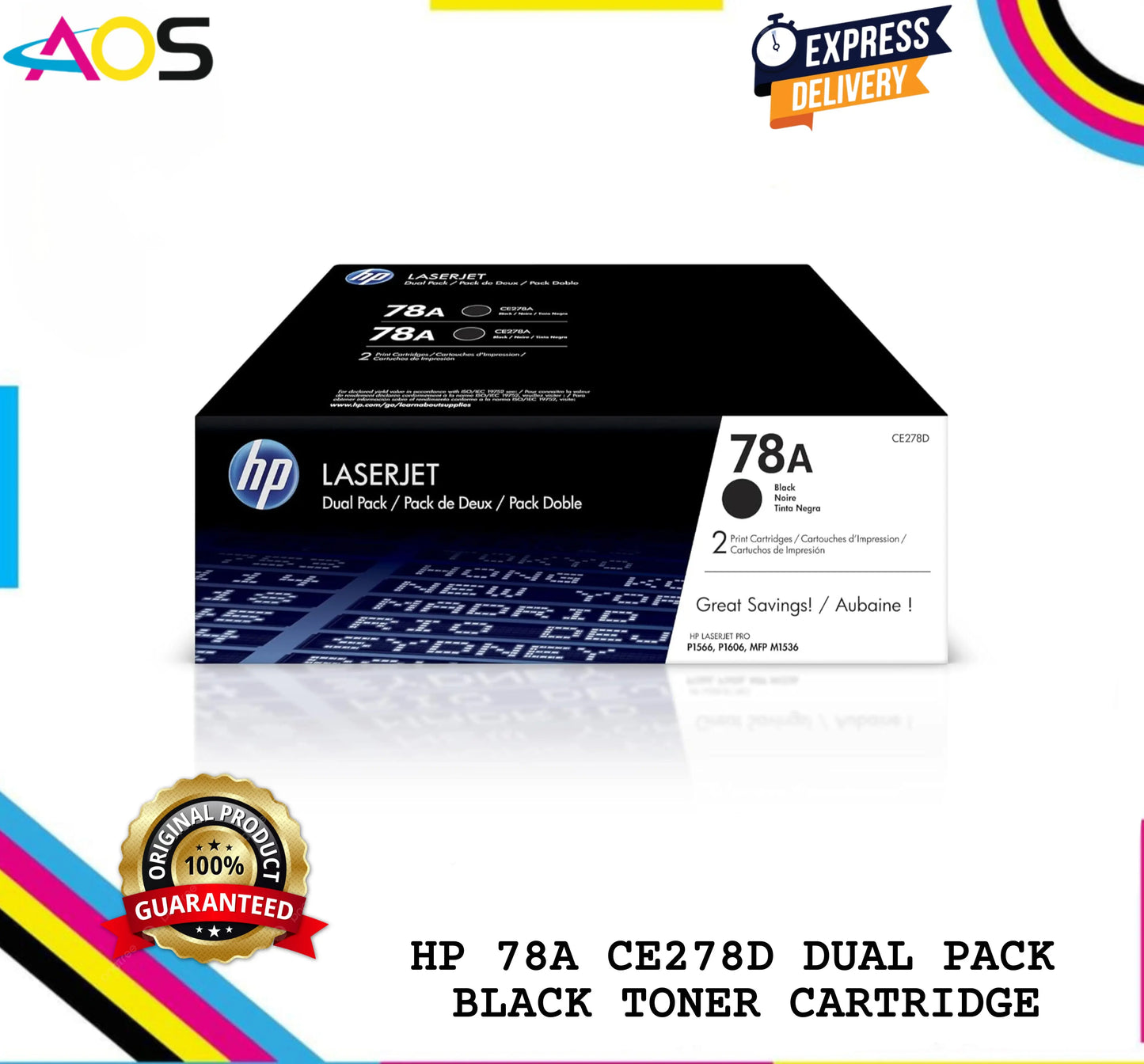 hp 78a dual pack toner cartridge
