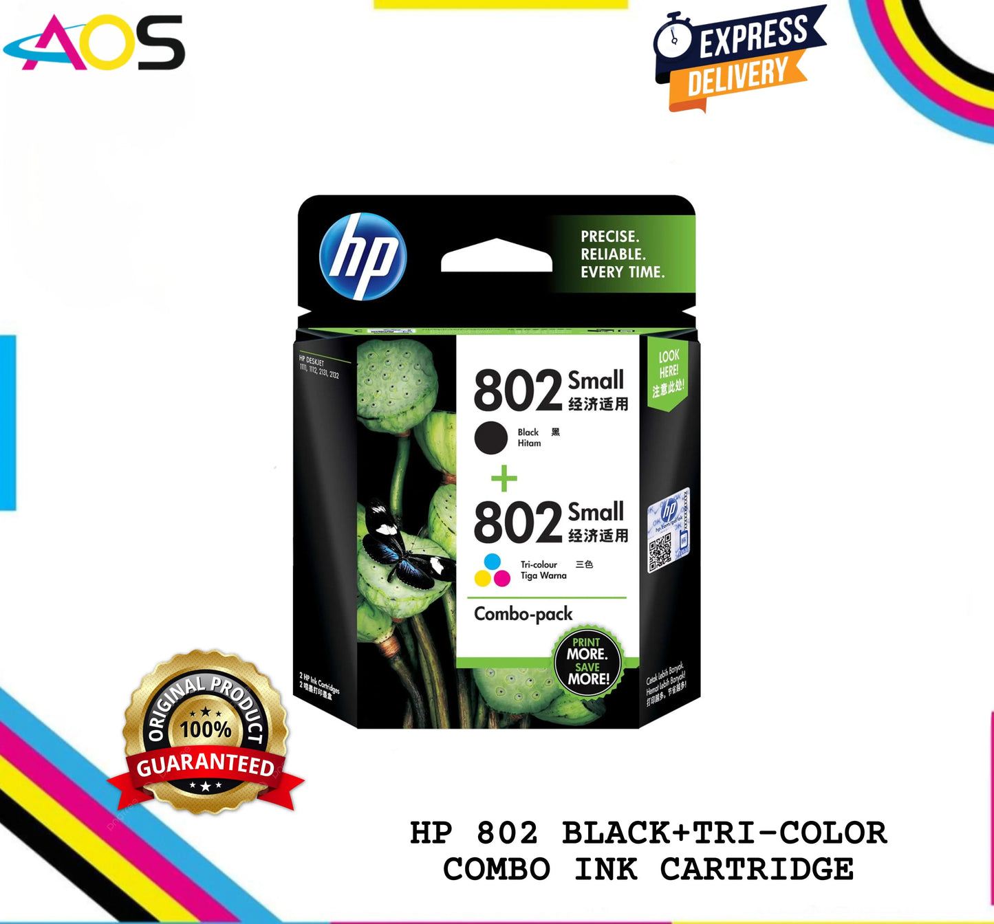 HP 802 Combo Ink Cartridge