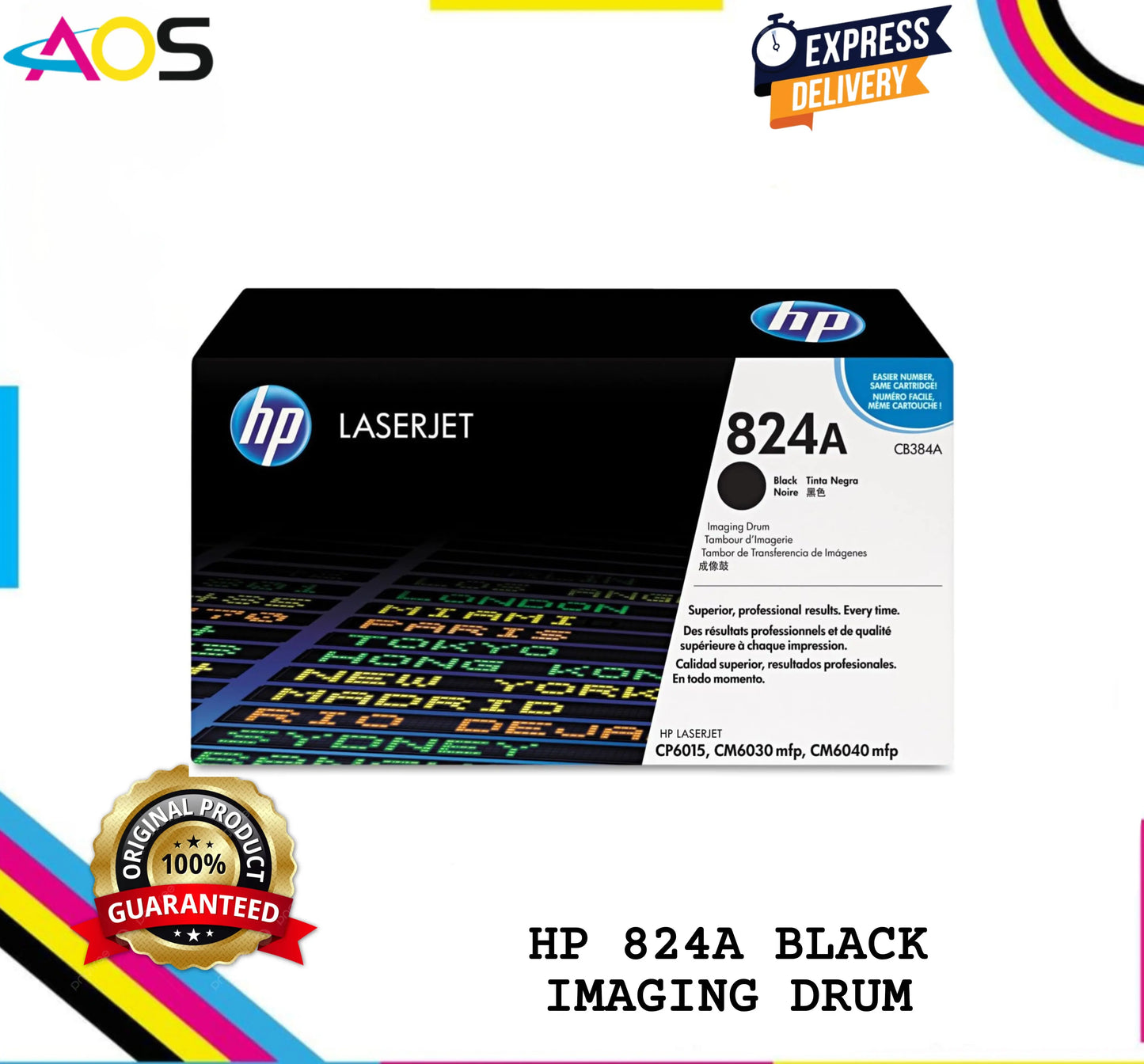 hp 824a black imaging drum