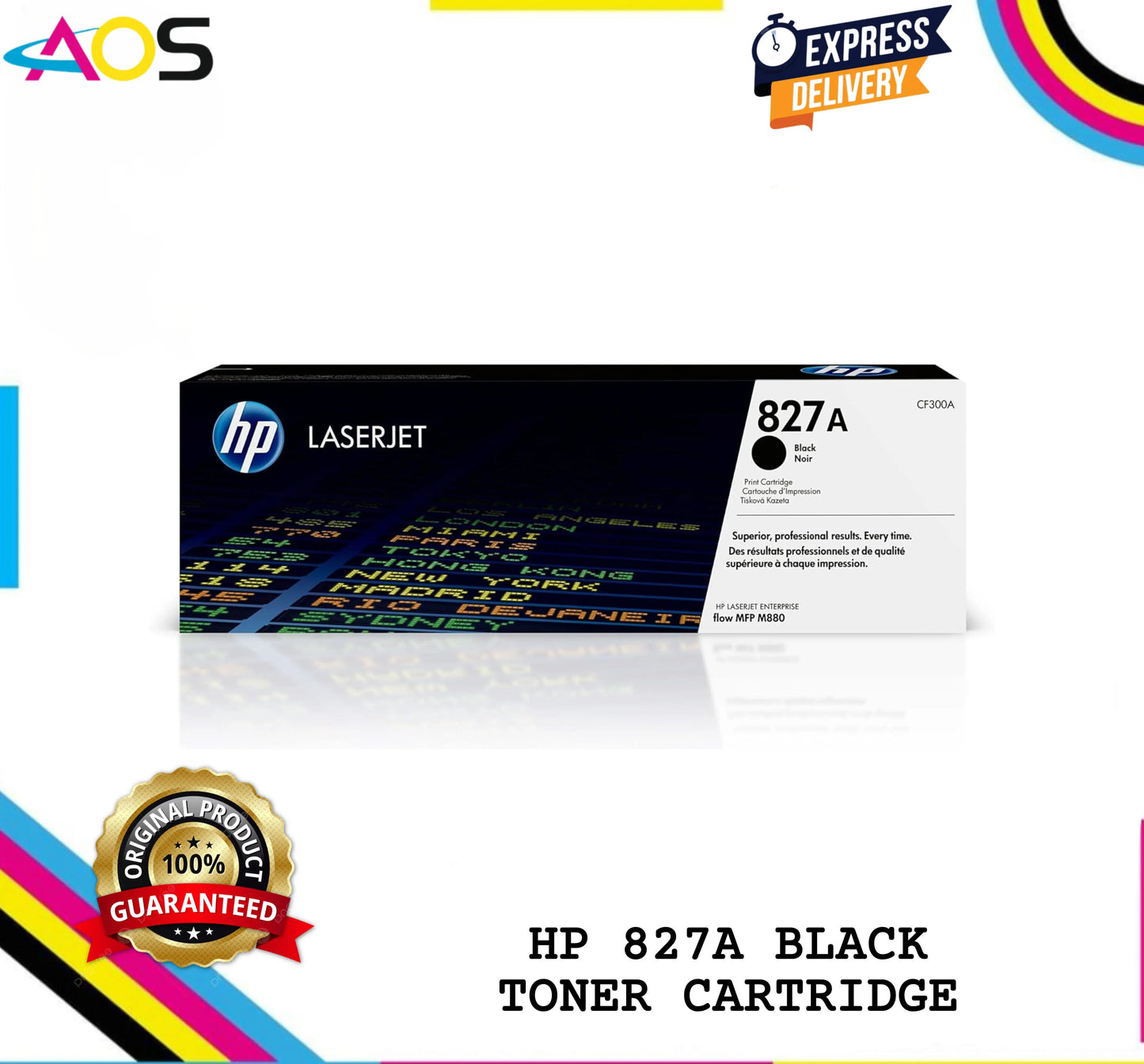 HP 827A Black Toner Cartridge