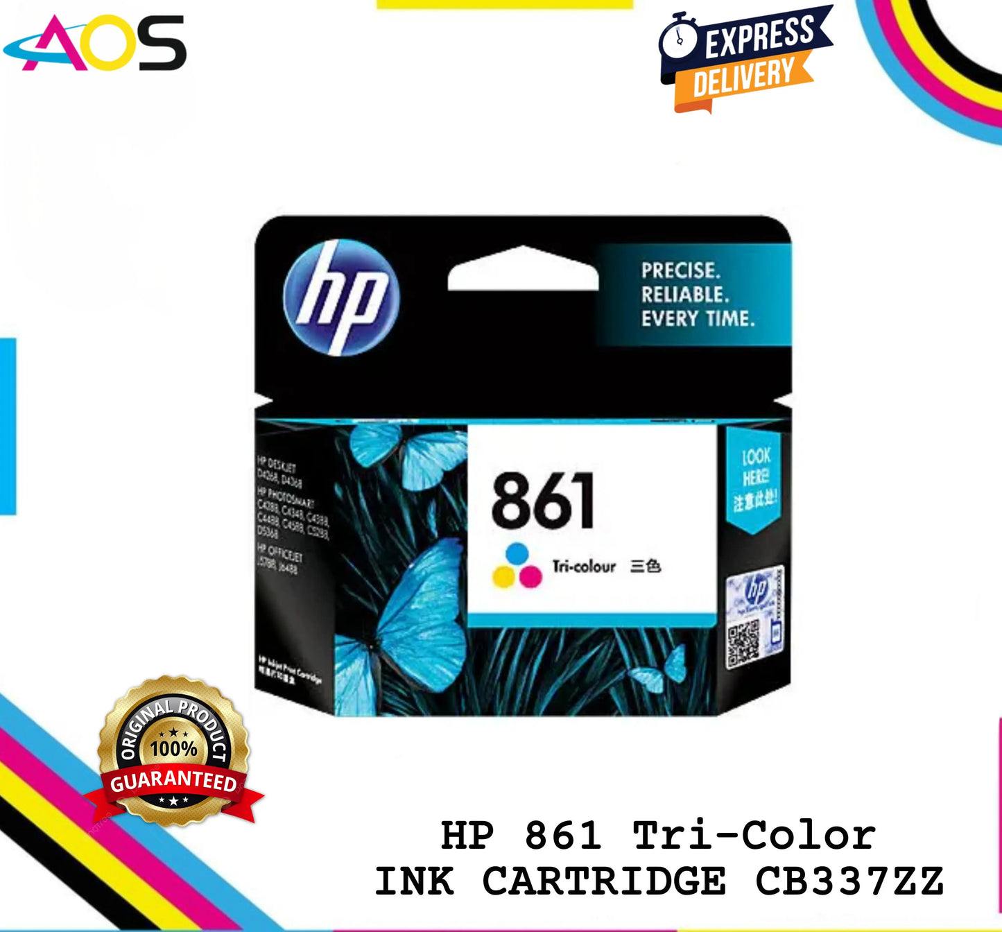 Hp 861 color ink cartridge