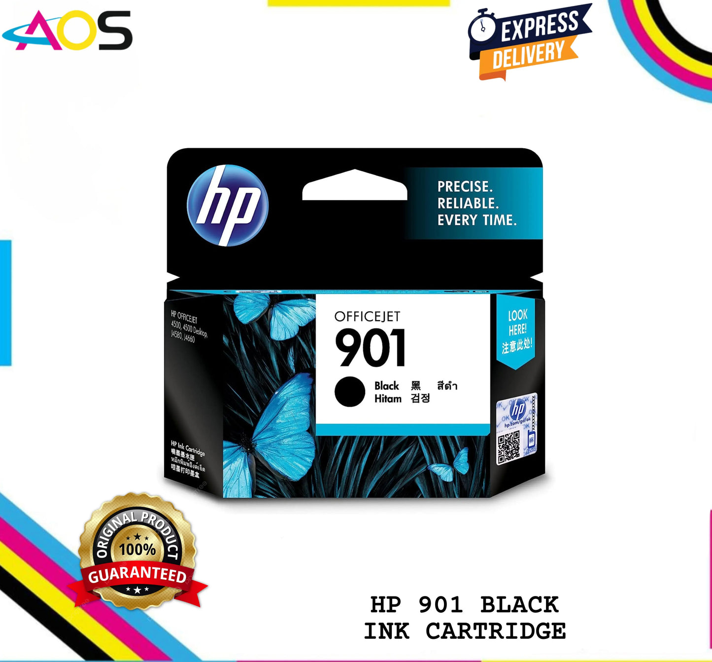 HP 901 BLACK INK CARTRIDGE