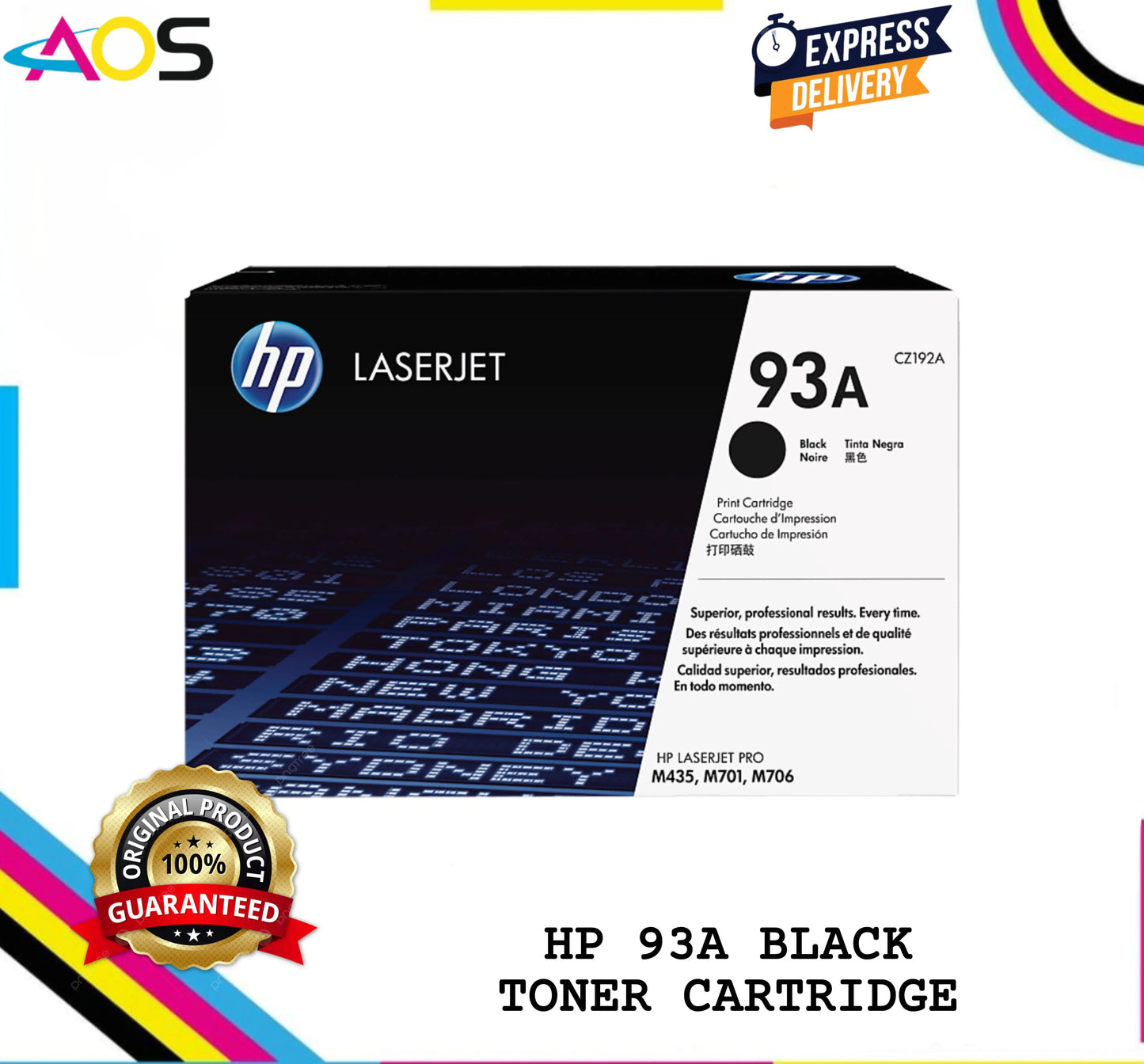Hp 93A toner cartridge