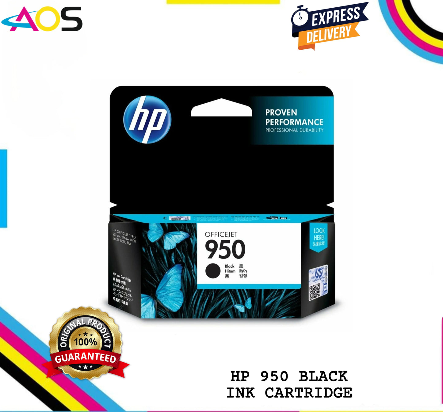 HP 950 BLACK INK CARTRIDGE