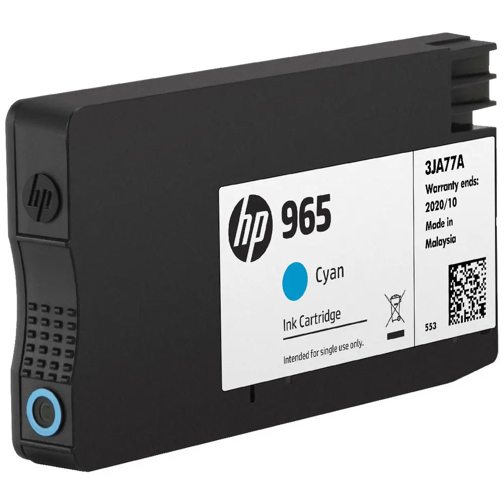 Non-Oem HP 965 Cyan Ink Cartridge - Aos Cartridge Aos Cartridge
