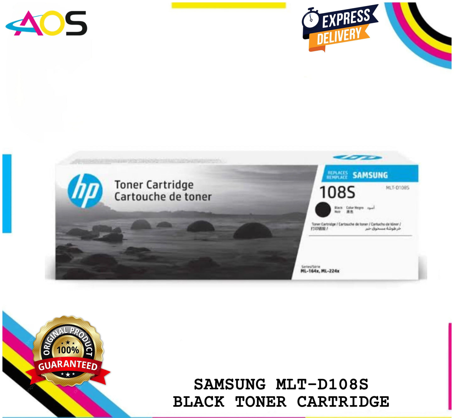 Samsung 108s MLT-D108s Toner Cartridge Aos Cartridge