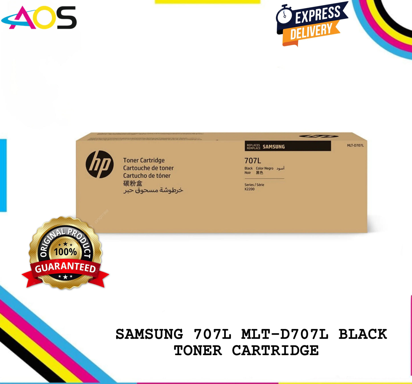 Samsung 707L MLT-707L Toner Cartridge Black Aos Cartridge