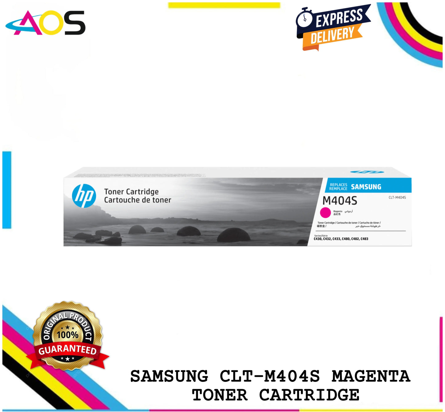 Samsung CLT-M404s Toner Cartridge Magenta Aos Cartridge