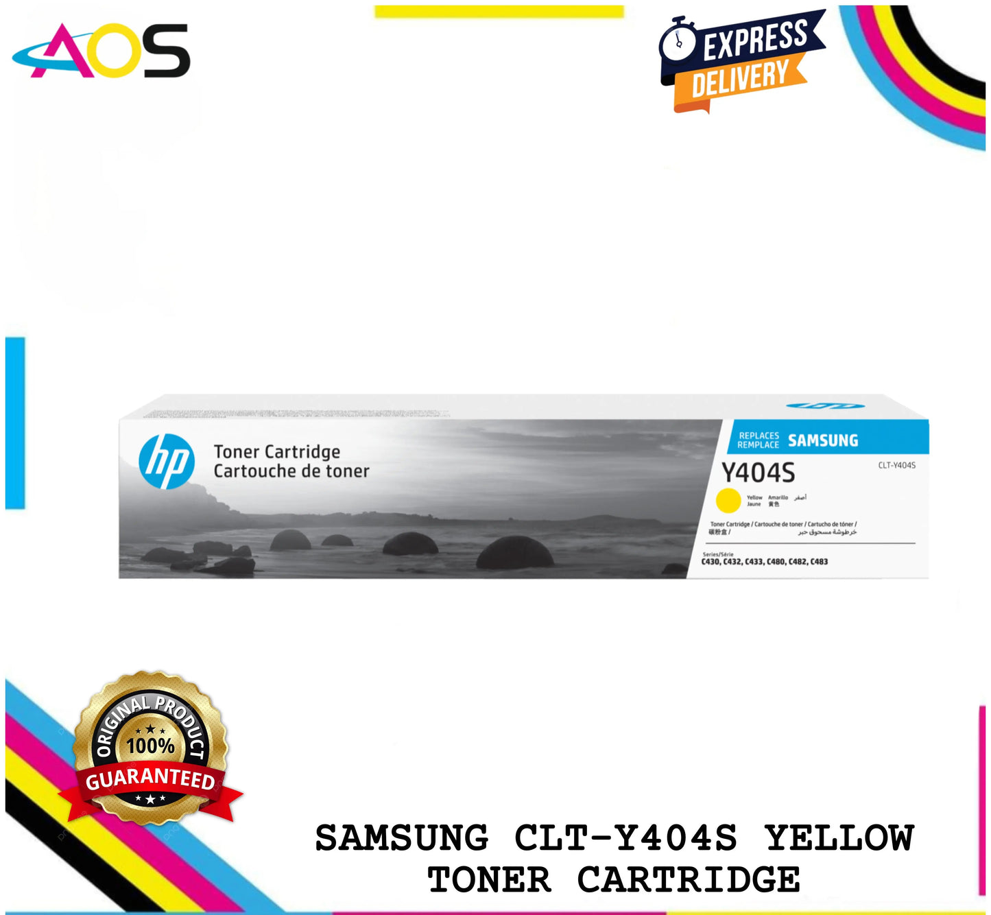 Samsung CLT-Y404s Toner Cartridge Magenta Aos Cartridge