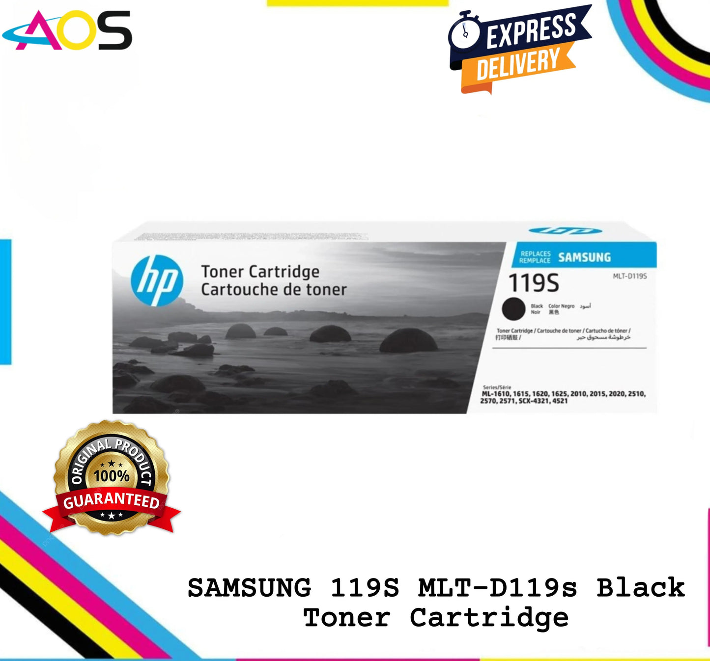 Samsung MLT-D119s Toner Cartridge Aos Cartridge