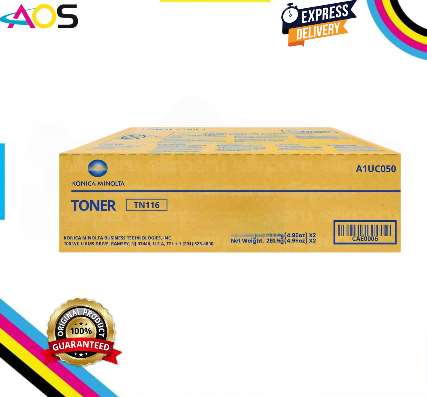 Konica Minolta TN-116 Black Toner Cartridge Aos Cartridge
