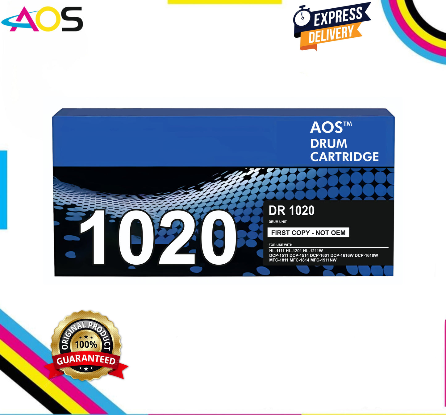 Aos DR-1020 Drum Unit - Replacement For Brother DR-1020 Ashapura Office Solutions