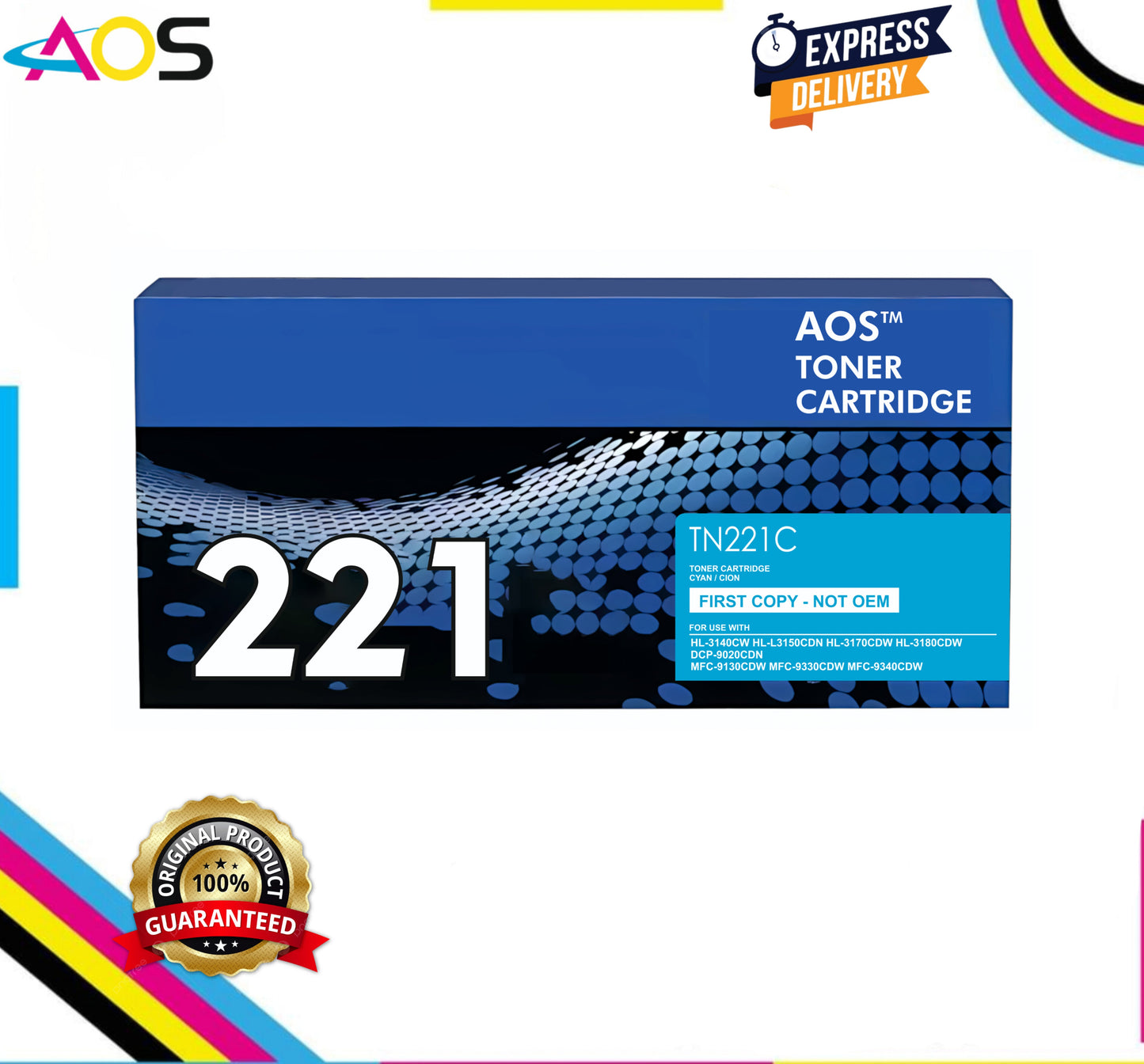 Brother TN-221 Cyan Toner Cartridge