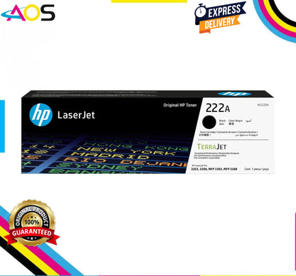 HP 222A Black Toner Cartridge (W2220A) Aos Cartridge