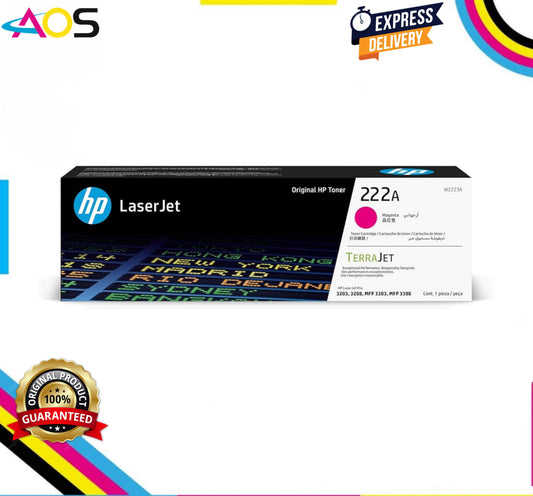 HP 222A Magenta Laserjet Toner Cartridge W2223A Aos Cartridge