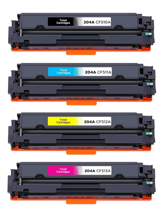 204a toner cartridge set cmyk 