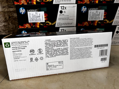 HP 12X High Yield Toner Cartridge Aos Cartridge