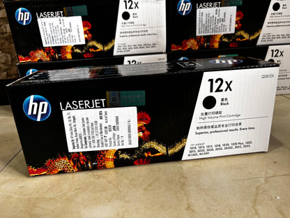 HP 12X High Yield Toner Cartridge Aos Cartridge