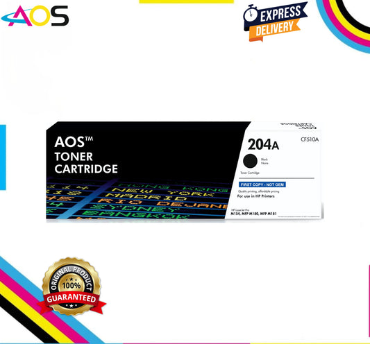 Aos 204A Black Toner Cartridge - Replacement For HP 204A CF510A Aos Cartridge