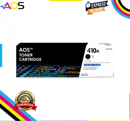 Aos 410A Black Toner Cartridge - Replacement For HP 410A CF410A AOS Cartridge