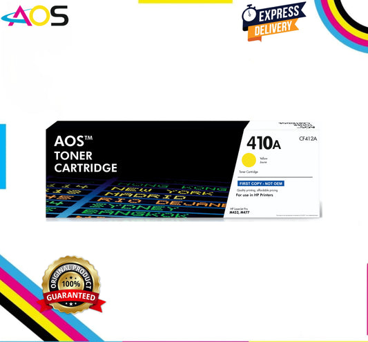 Aos 410A Yellow Toner Cartridge - Replacement For HP 410A CF412A Aos Cartridge