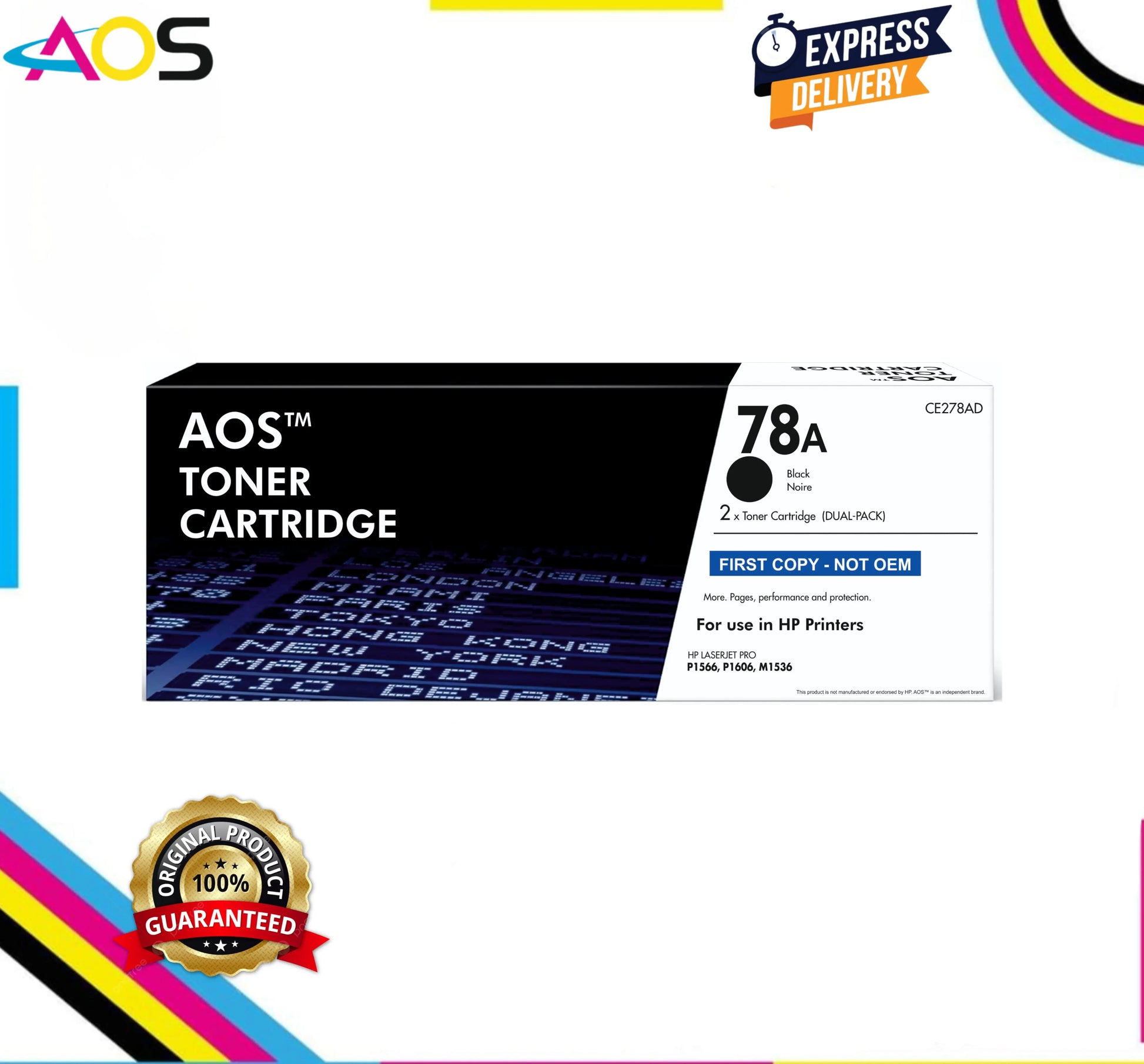 HP 78AD BLACK TONER CARTRIDGE