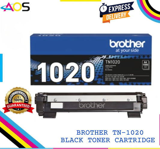 Brother TN 1020 Toner Cartridge , Black Aos Cartridge