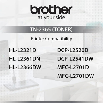 Brother TN 2365 Toner Cartridge Black Aos Cartridge