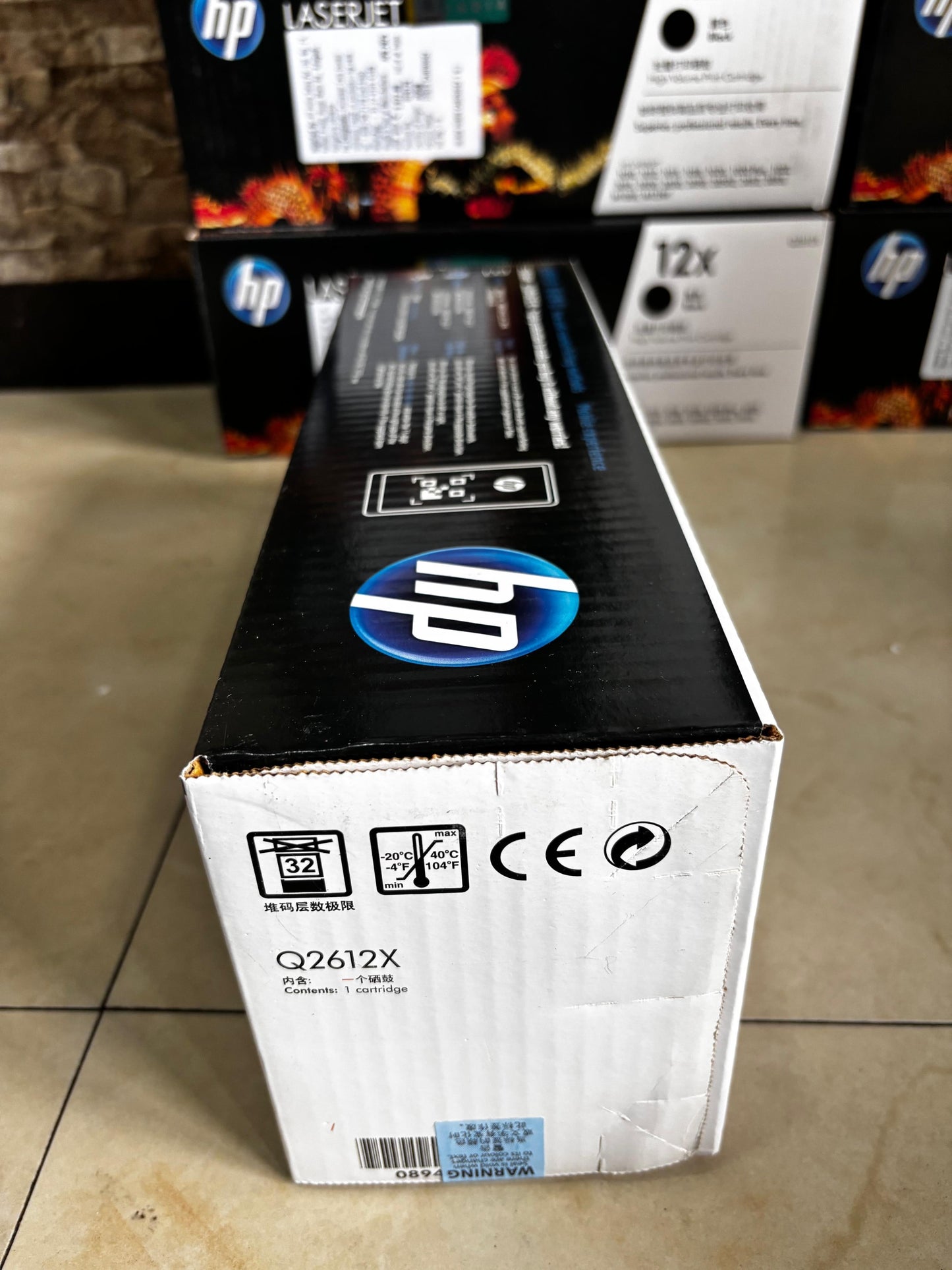 HP 12X High Yield Toner Cartridge Aos Cartridge