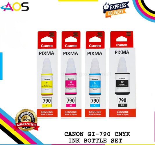 CANON GI-790 CMYK INK BOTTLE SET Aos Cartridge