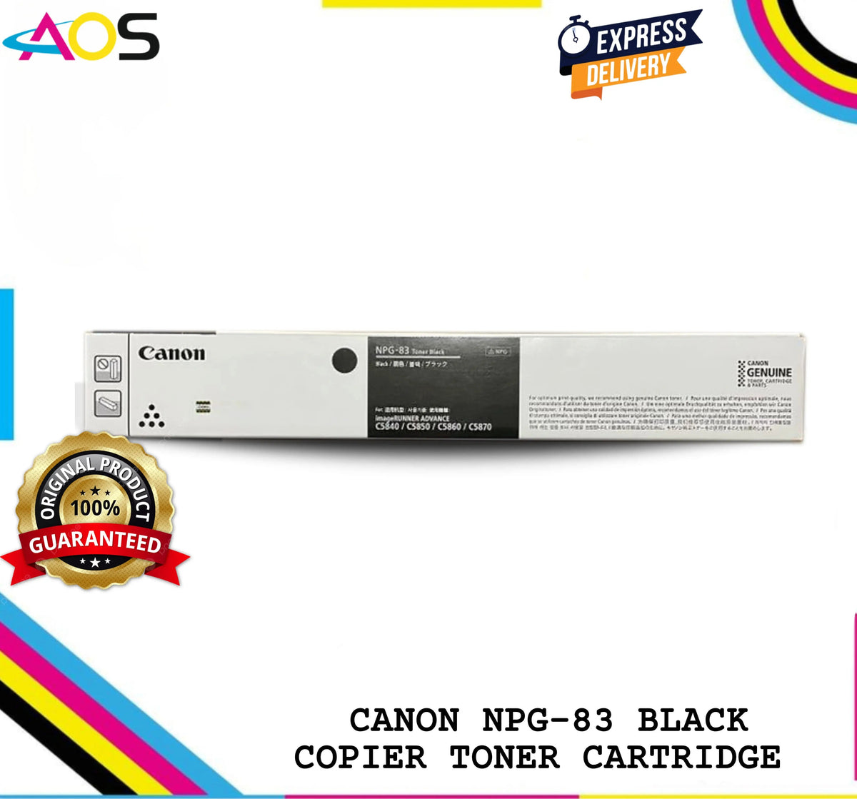 CANON NPG-83 Black Toner Cartridge – Ashapura Office Solutions