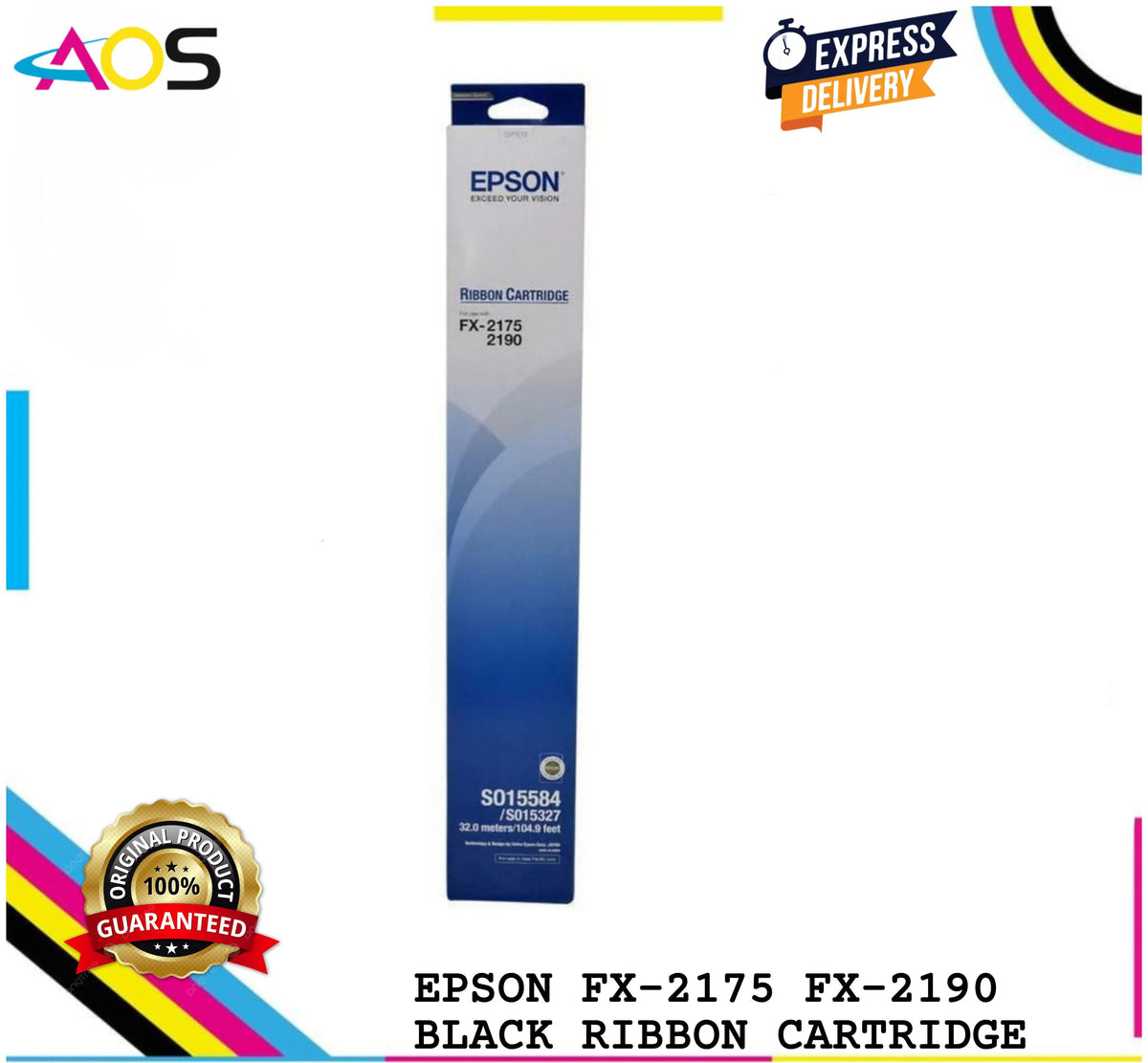 Fx 2175 Roler Epson FX-2175 FX-2190 black ribbon cartridge – Ashapura Office Solutions