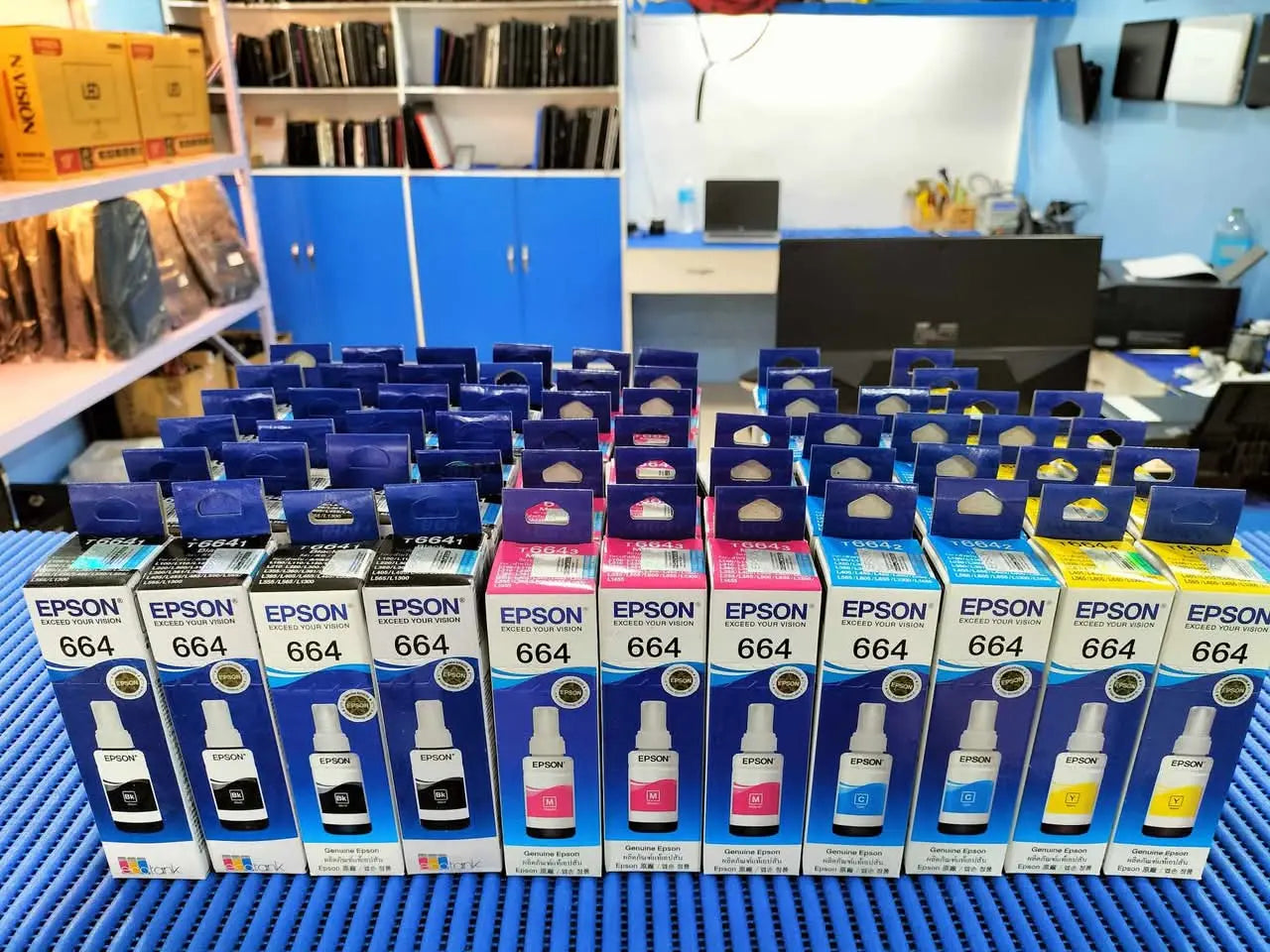 Epson T664 Ink Bottle 70ml - AOS Cartridge