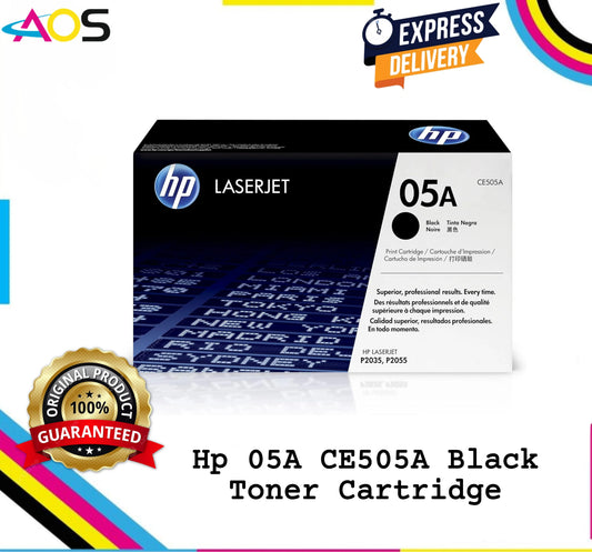 HP 05A Black Toner Cartridge CE505A Aos Cartridge