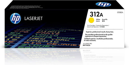 HP 312A Yellow Original Laserjet Toner Cartridge (CF382A) Aos Cartridge