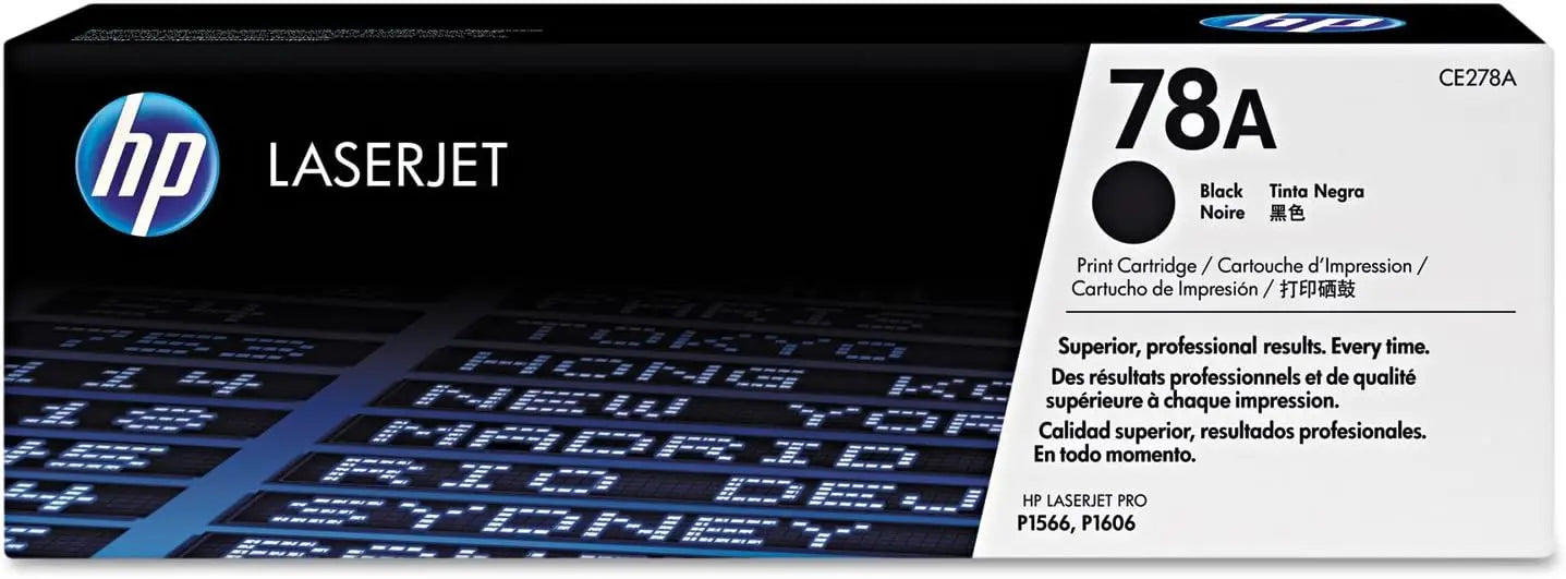 HP 78A Black Toner Cartridge CE278A Aos Cartridge