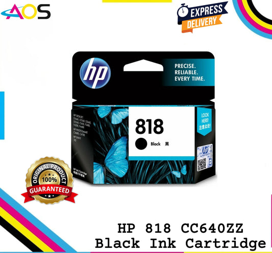 HP 818 Black Original Ink Cartridge, CC640ZZ - Rs.1038 Aos Cartridge
