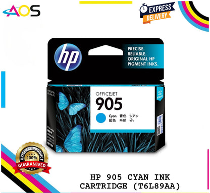 HP 905 Cyan Ink Cartridge Aos Cartridge
