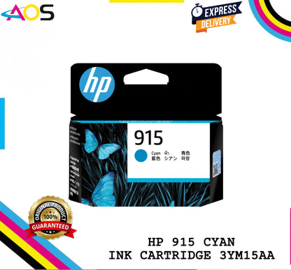 Hp 915 cyan ink cartridge 