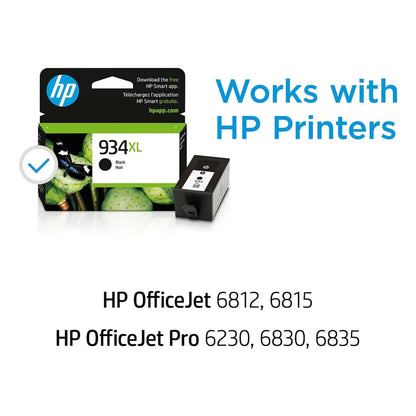 HP 934XL High Yield Black Original Ink Cartridge, C2P23AA - Rs.1960 Aos Cartridge