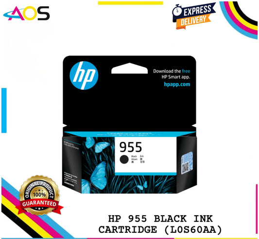 HP 955 Black Ink Cartridge Aos Cartridge