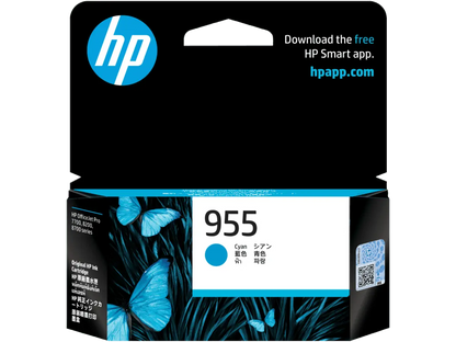 HP 955 Cyan Ink Cartridge Aos Cartridge