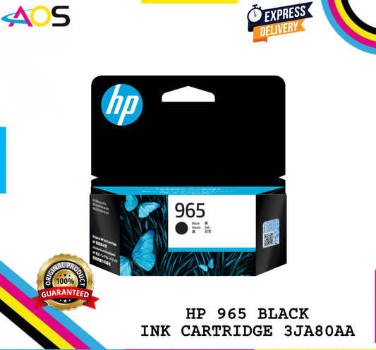 Hp 965 black ink cartridge 